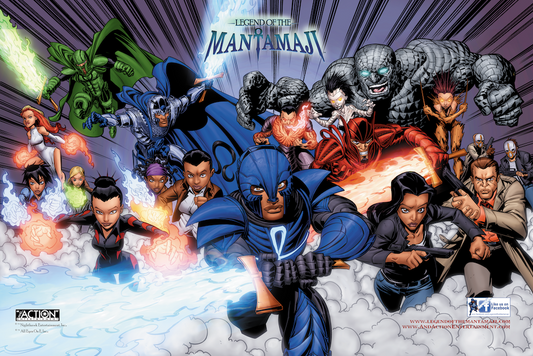 Legend of the Mantamaji Group Action Poster