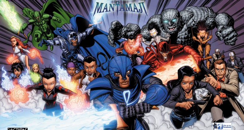 Legend of the Mantamaji Graphic Novel, Black Superhero